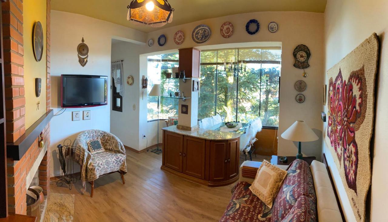 Vista Inspiradora Em Uma Localizacao Imbativel! Appartement Gramado Buitenkant foto